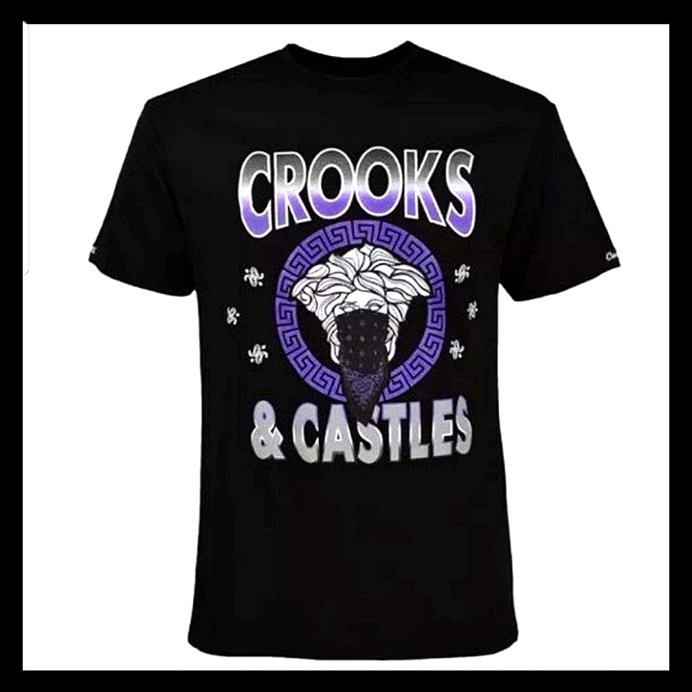 Crooks & Castles Retro Medusa Bandana T-Shirt